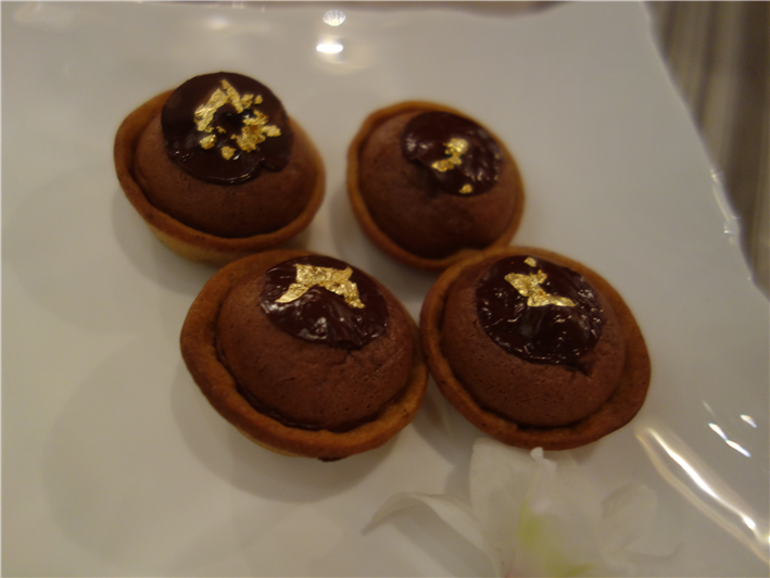 miniature chocolate souffles